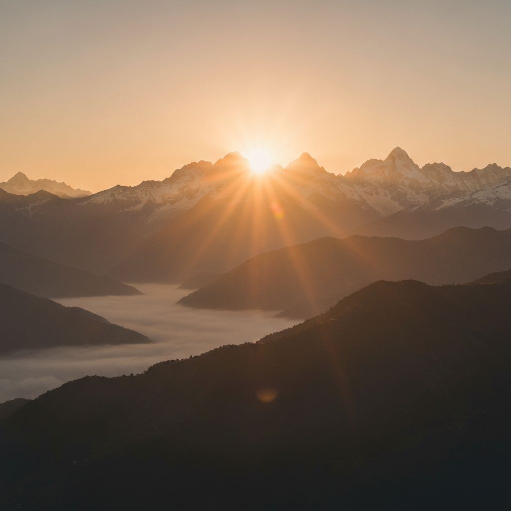 Amanecer en el Himalaya · Changu Narayan · Chitwan